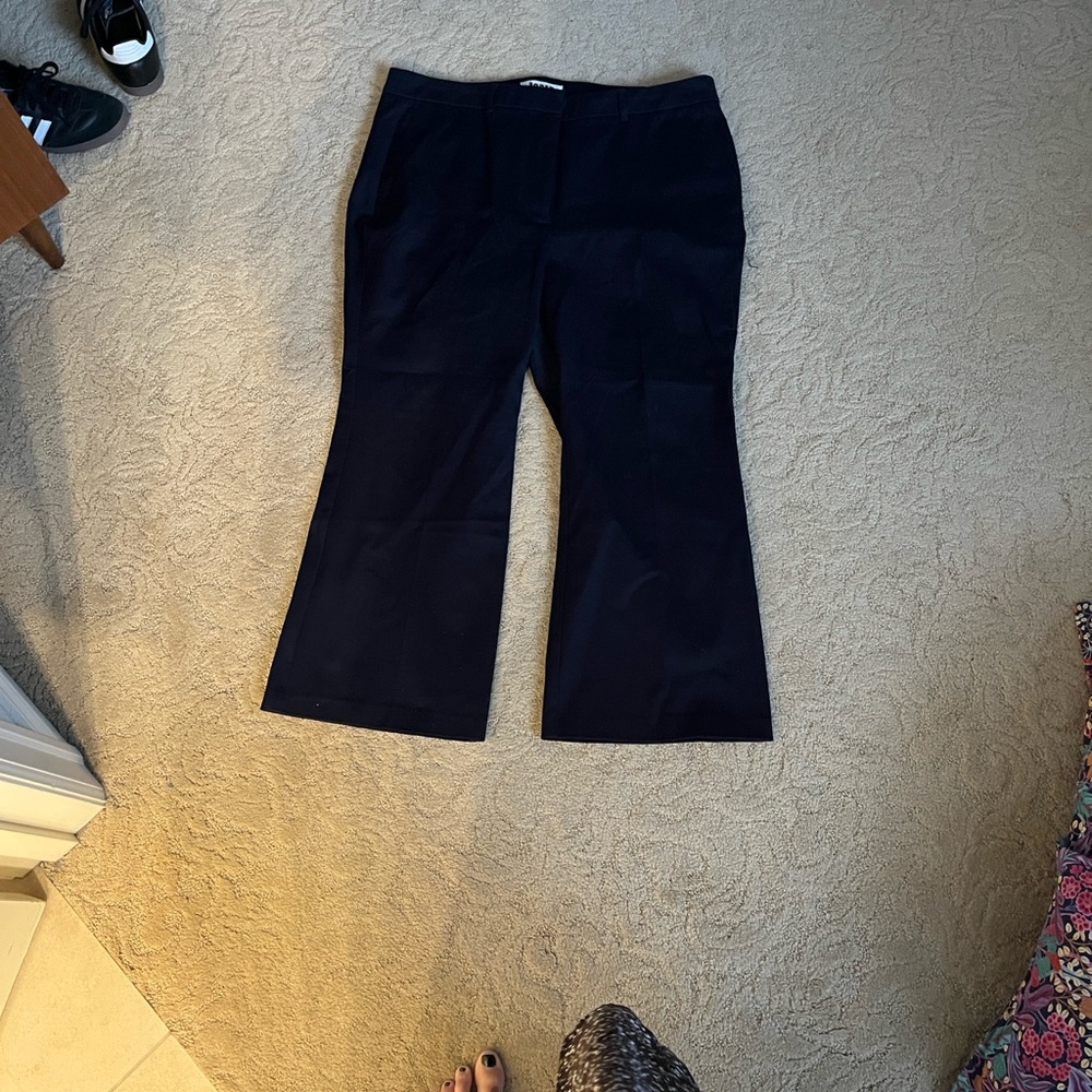 Boden Navy Blue flared/bootcut slacks